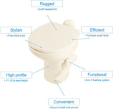 Aqua-Magic Style II RV Toilet / High Profile / Bone – Thetford 42062