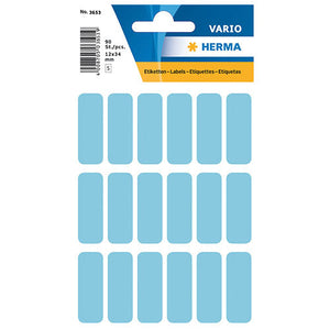 Multi-purpose Labels 12 x 34mm Blue (3653)