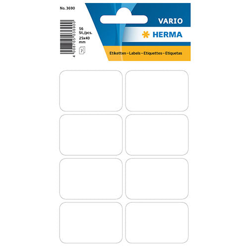 Multi-purpose Labels 25 x 40mm White (3690)