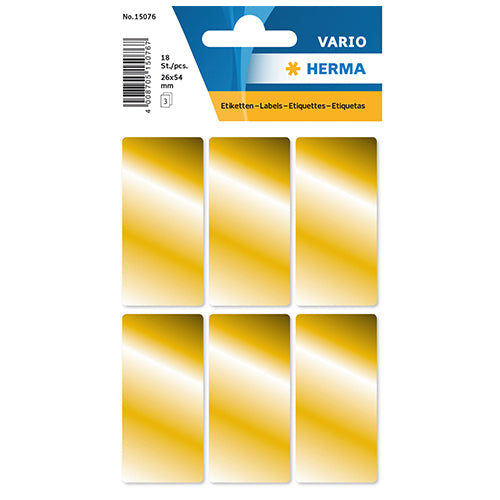 Multi-purpose Labels, 26 x 54mm , Gold (15076)