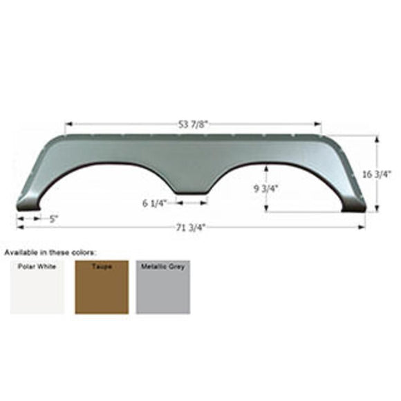 Jayco Tandem Fender Skirt FS771 – Met. Grey