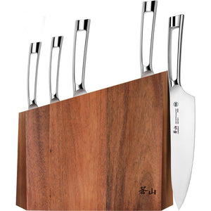 Cangshan N1 Series 6-Piece German Steel Forged Knife Block Set