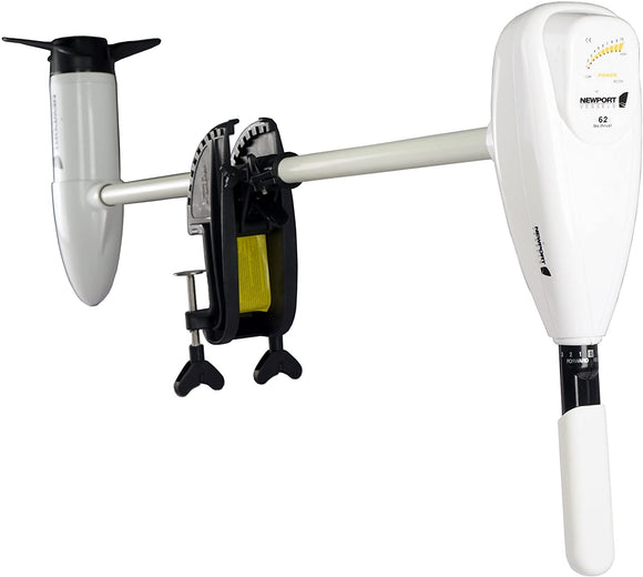 L-Series 62lb/86lb Thrust Transom Mounted Saltwater Electric Trolling Motor w/LED Battery Indicator (40