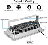 Missbee Super Bright 500W LED Flood Light, 55000lm Outdoor Landscape Flood Light, Security Light, 6000-6500K, Work for Garage, Garden, Lawn,Yard and Playground (Cold White)