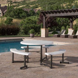 Lifetime 44-Inch Round Picnic Table 300