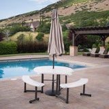 Lifetime 44-Inch Round Picnic Table 300