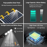 LOVUS 6000LM Solar Street Light, LED Solar Power Street Light with Motion Sensor and Light Control Super Bright, ST60-039