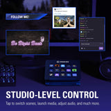 Elgato Stream Deck – Live Content Creation Controller with 15 Customizable LCD Keys, Adjustable Stand, for Windows 10 and macOS 10.11 or later