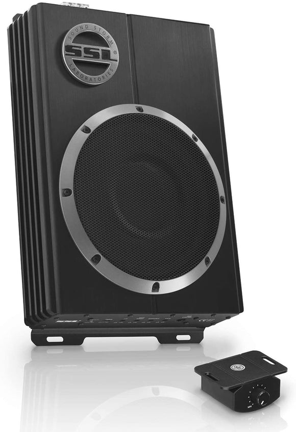 LOPRO10 Amplified Car Subwoofer – 1200 Watts Max Power, Low Profile, 10 Inch Subwoofer, Remote Subwoofer Control, Great For Vehicles Needing Bass But Have Limited Space