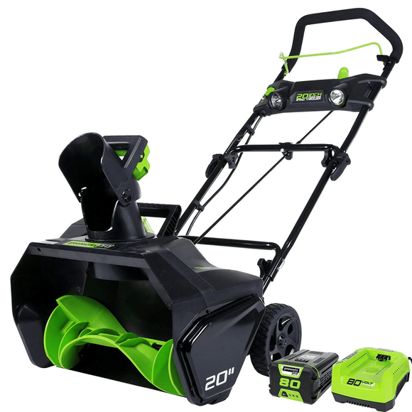 Greenworks PRO 2600402 20-Inch 80V Cordless Snow Thrower