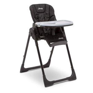 Jeep Classic Convertible High Chair for Babies and Toddlers, Midnight Black