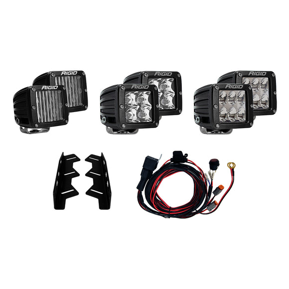 RIGID Industries 2017-2018 Ford Raptor Triple Fog Light Kit – 41610