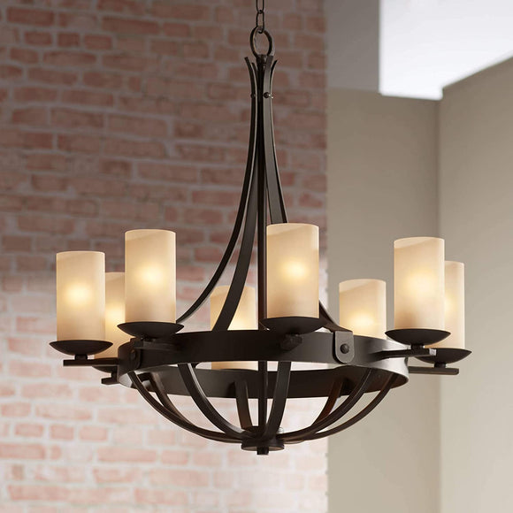Sperry Industrial Bronze Chandelier 28