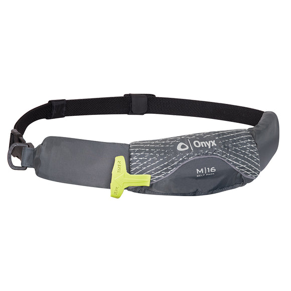Onyx M-16 Manual Inflatable Belt Pack (PFD) – Grey – 130900-701-004-19