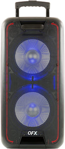 100 Dual 10" Portable Party Speaker, Black