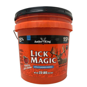 Antler King Lick Magic Apple-Flavored Mineral, 23 lbs.