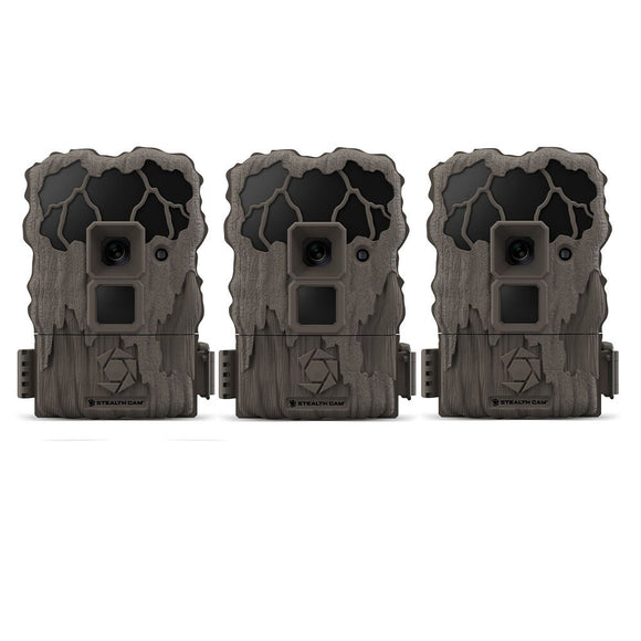 Stealth Cam QV20 Trail Camera 3-Pack