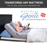 Mattress Genie Adjustable Bed, Queen Size, Alternative to Hospital Bed, Perfect for Those Dealing with Acid Reflux, GERD, Post Surgery Recovery, Congestion and Snoring