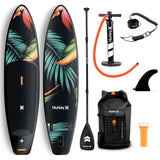 Hurley Phantom 10′ 6′′ Paradise Inflatable Stand-Up Paddleboard Package