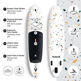 Hurley Advantage 10′ Terrazzo Inflatable Stand-Up Paddleboard Package