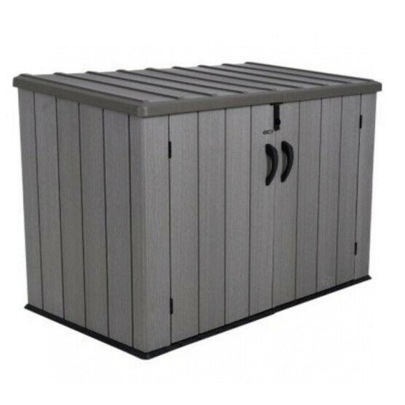 Lifetime Horizontal Rough Cut Storage Shed 75 Cubic Feet