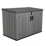 Lifetime Horizontal Rough Cut Storage Shed 75 Cubic Feet
