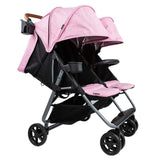 The Twin+ Luxe ( XL2) – Best Double Stroller – Everyday Twin Stroller with Umbrella – UPF 50+ – Tandem Capable