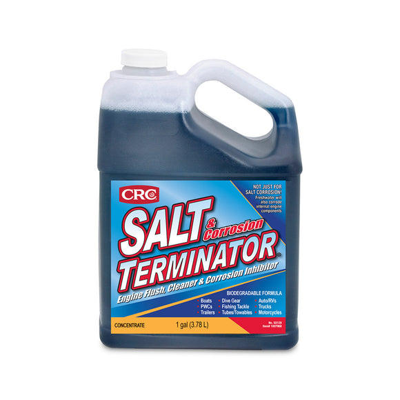 CRC SX128 Salt Terminator Engine Flush, Cleaner  Corrosion Inhibitor – 1 Gallon – 1007968