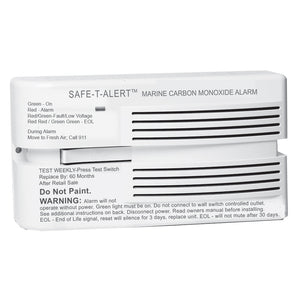 Safe-T-Alert 65 Series Marine Carbon Monoxide Alarm 12V – Surface Mount – White – M-65-541