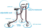 Indoor Hands Free Walker – A Life-Changing Mobility Aid. Leaving You Hands-Free, BiKube Provides Posture, Support, and Freedom at Home