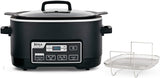 Auto-iQ Multi/Slow Cooker with 80-Pre-Programmed Auto-iQ Recipes for Searing, Slow Cooking, Baking and Steaming with 6-Quart Nonstick Pot (CS960)