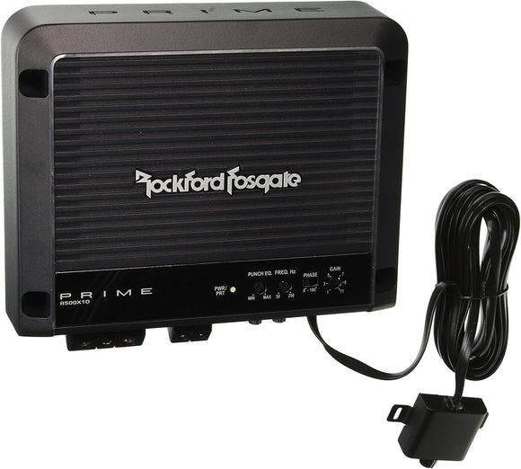 R500X1D Prime 1-Channel Class D Amplifier,BLACK