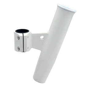 C.E. Smith Aluminum Vertical Clamp-On Rod Holder 1-2/3" OD White Powdercoat w/Sleeve – 53726