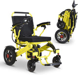 2020 New Folding Ultra Lightweight Electric Power Wheelchair, Silla de Ruedas Electrica, FDA Approved and Air Travel Allowed, Heavy Duty, Mobility Motorized, Portable Power (17.5" Seat Width)