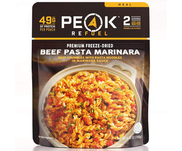 Peak Refuel Beef Pasta Marinara