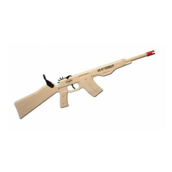 Magnum Wooden AK 47 Rifle Rubber Band Shooter