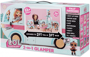 L.O.L. Surprise! 2-in-1 Glamper Fashion Camper with 55+ Surprises