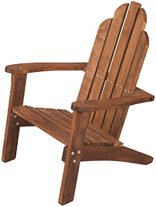 Child’s Adirondack Chair. Kids Outdoor Wood Patio Furniture for Backyard, Lawn & Deck