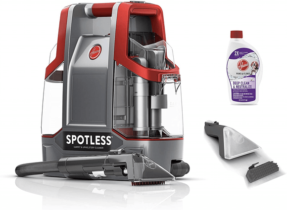 Hoover Spotless Portable Carpet & Upholstery Spot Cleaner, FH11300PC, Red