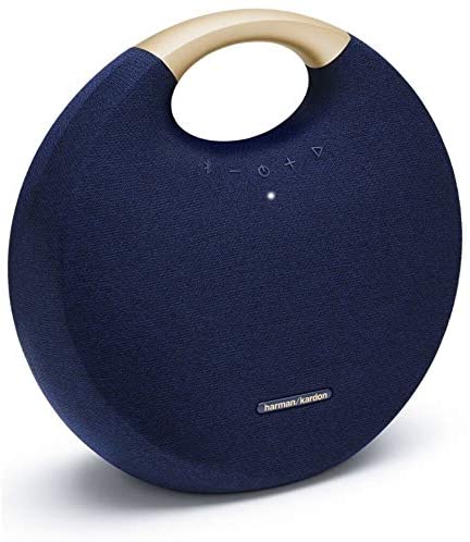 Onyx Studio 6 – IPX7 Waterproof Wireless Bluetooth Speaker System w/Rechargeable Battery, Built-in Microphone (Blue)