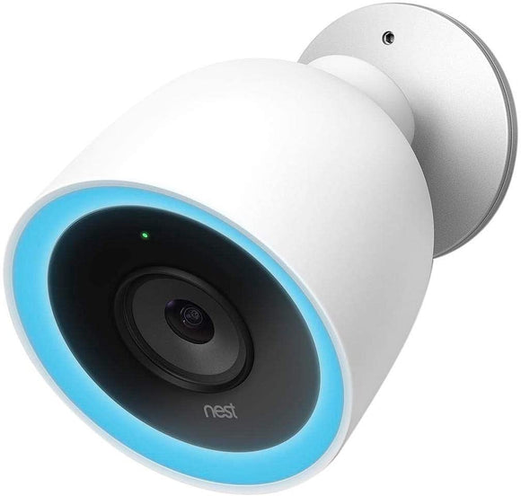 Google Nest Plug-in Wired Outdoor Security Camera (Wi-Fi Enabled, HDR Imaging) White 4100US