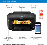 WorkForce WF-7210 Wireless Wide-format Color Inkjet Printer with Wi-Fi Direct and Ethernet, Amazon Dash Replenishment Enabled