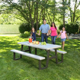 Lifetime 6-Foot W-Frame Folding Picnic Table 299