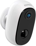 Battery Security Camera Outdoor, Conico 2.4G WiFi 1080P Wireless Home Rechargeable Outside Camera, IP Surveillance Cameras with 2-Way Audio/Night Vision/Motion Detection/Waterproof Cloud Storage