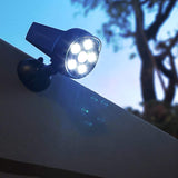 GUARDIAN TORCH – Home Security Spotlight (3 Pack) Solar Powered – 120° Motion Sensor – IP65 Water Resistant Outdoor Floodlight – 5 Bright LED Lights – Dusk to Dawn