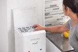 hTRiO Bottom Loading Hot/Cool/Cold Water Dispenser with Single Serve Brewing, White