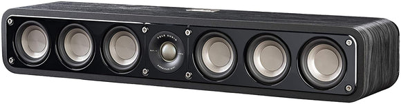 Signature Series S35 Center Channel Speaker (6 Drivers) | Surround Sound | Power Port Technology | Detachable Magnetic Grille, Black