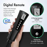 Reathlete Leg Massager, Air Compression for Circulation Calf Feet Thigh Massage, Muscle Pain Relief, Sequential Boots Device with Handheld Controller with Knee Heat Function