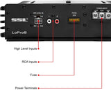 LOPRO10 Amplified Car Subwoofer – 1200 Watts Max Power, Low Profile, 10 Inch Subwoofer, Remote Subwoofer Control, Great For Vehicles Needing Bass But Have Limited Space
