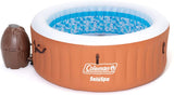 Coleman 90455 SaluSpa Miami Air Jet 4 Person Inflatable Hot Tub Spa with Pump